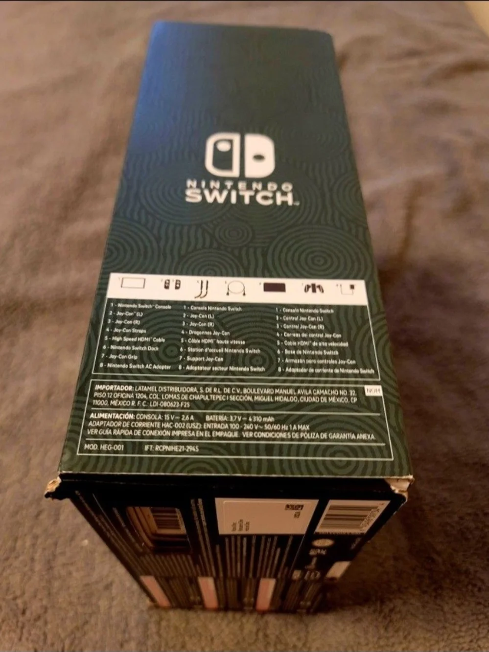 Nintendo Switch Console - Red Accent